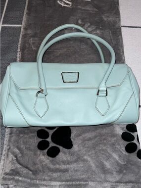 Vintage Wilsons Leather Seafoam Green Handbag
